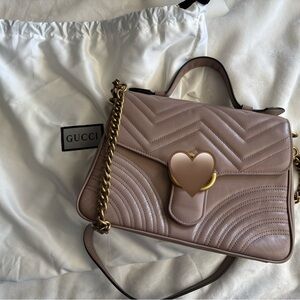 Designer INSPIREDBeige Leather Shoulder Bag